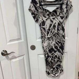 Guess Black and White Women's Dress